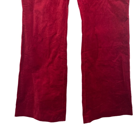 Victoria’s Secret Red Velvet Flare Christie Fit Pants 8 NWOT - Picture 5 of 9